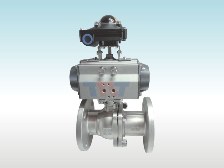 氣動(dòng)法蘭球閥